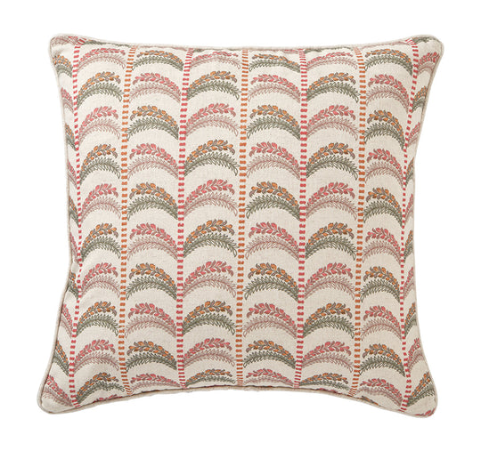 Royale Rosewood Palm 50x50cm Filled Cushion Pink