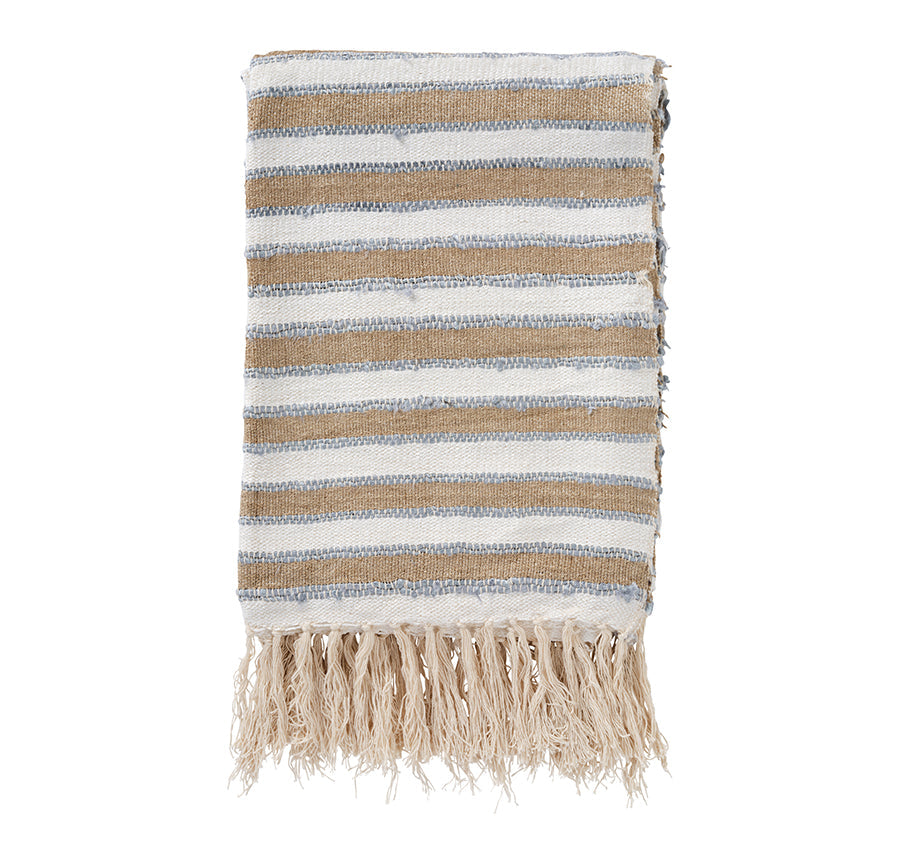 Sorrento 130x170cm Throw Rug Sky Blue