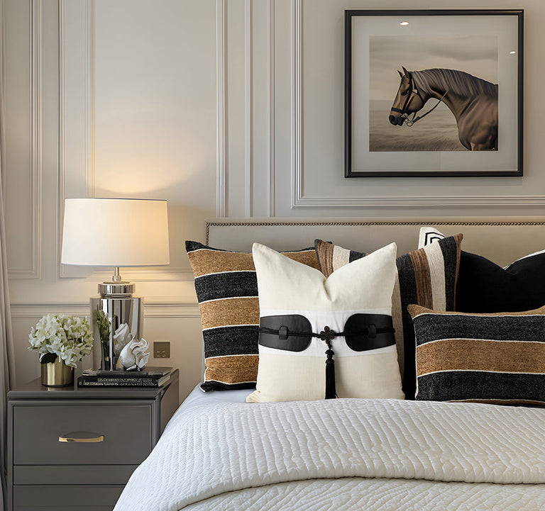 Tulum Cabana Stripe 50x50cm Filled Cushion