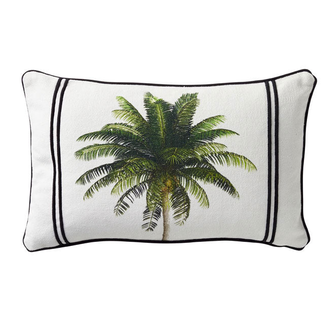 Bahama Palm 30x50cm Filled Cushion Green