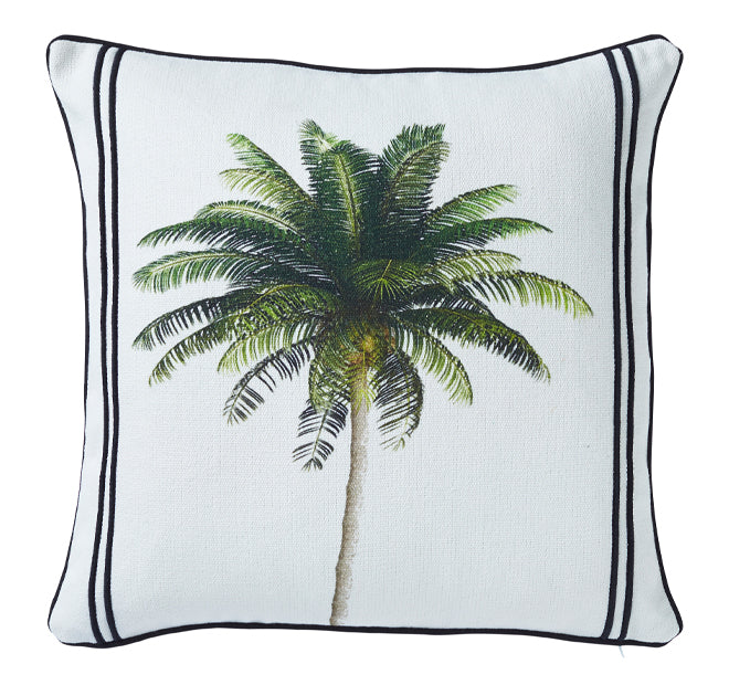 Bahama Palm 50x50cm Filled Cushion Green