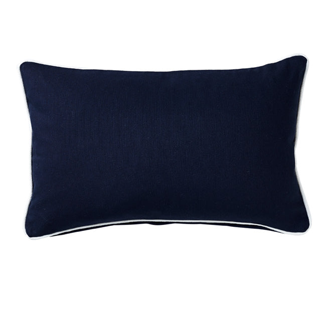 Canvas 30x50cm Filled Cushion Navy
