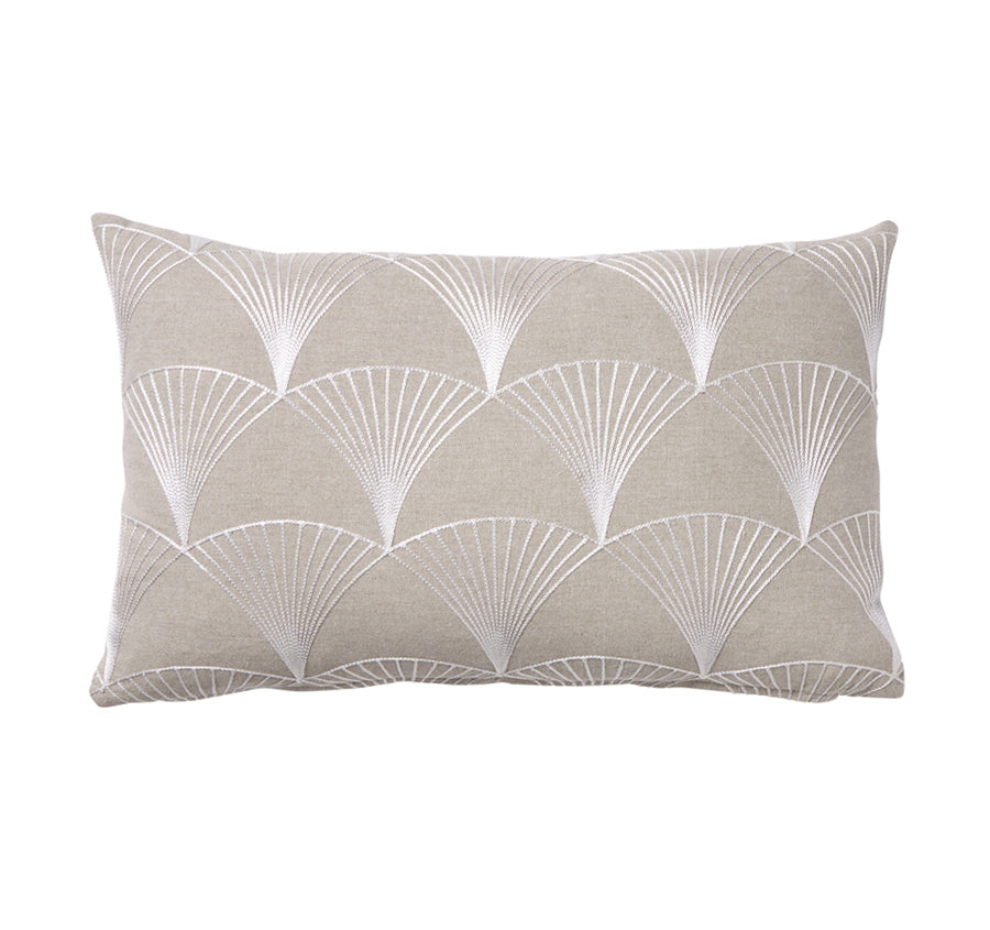 Clam Shell 30x50cm Filled Cushion Sand