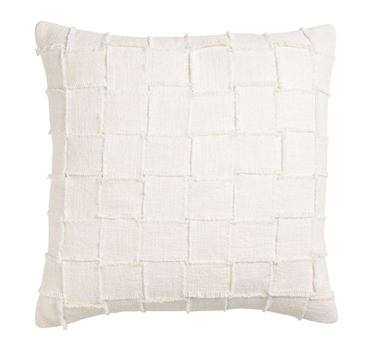 Coco Blanc 50x50cm Filled Cushion White