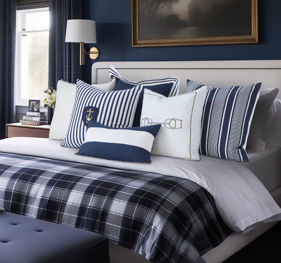 Equestrian Luxe Blanc 50x50cm Cushion White