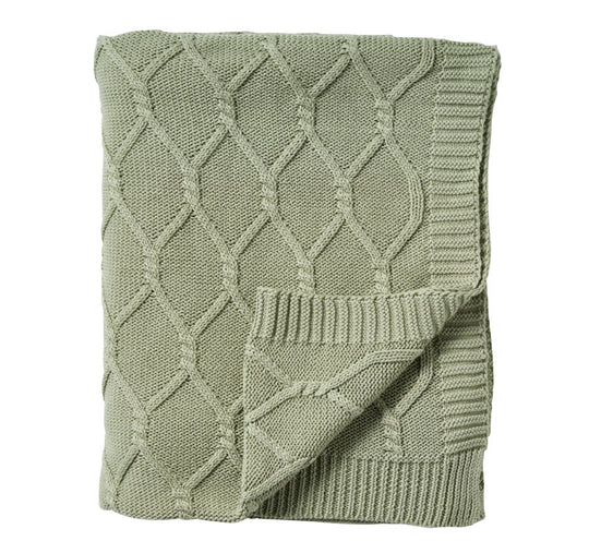 Lattice 130x170cm Throw Rug Sage