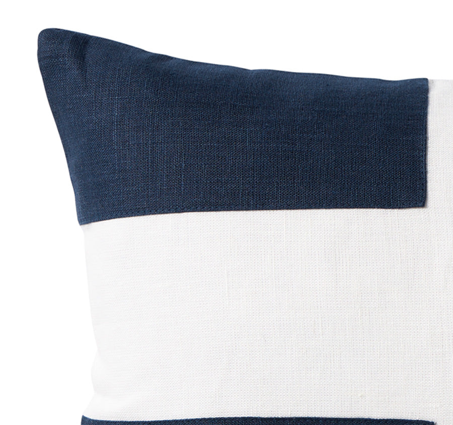 Linen Riva 50x50cm Filled Cushion Navy