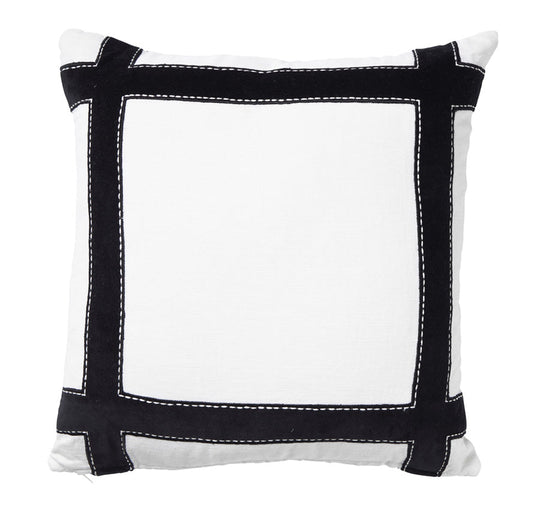 Linen Soho 50x50cm Filled Cushion White
