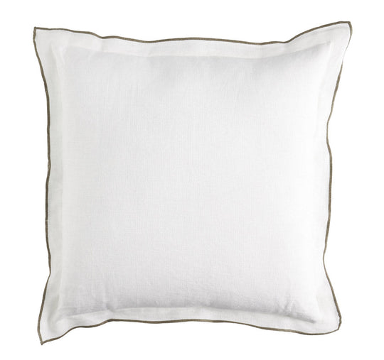 Linen Tulum 50x50cm Filled Cushion White