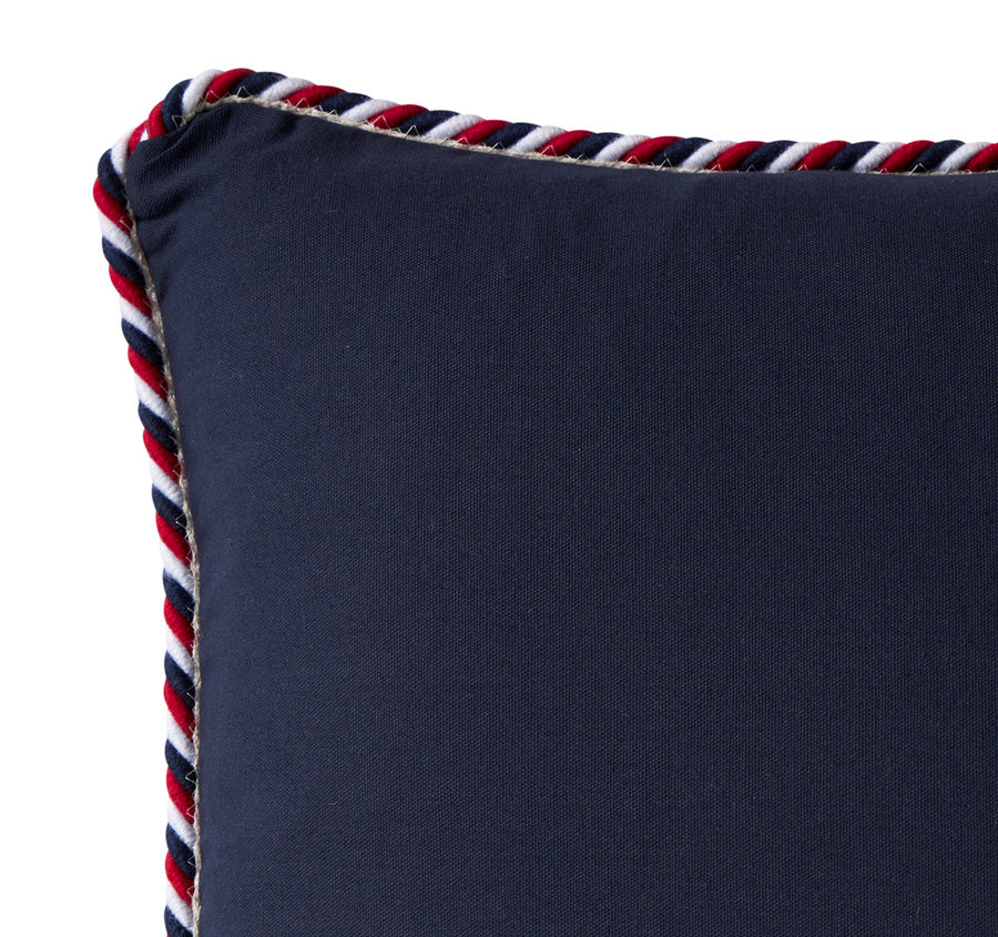 Nautica Rope 50x50cm Filled Cushion Navy