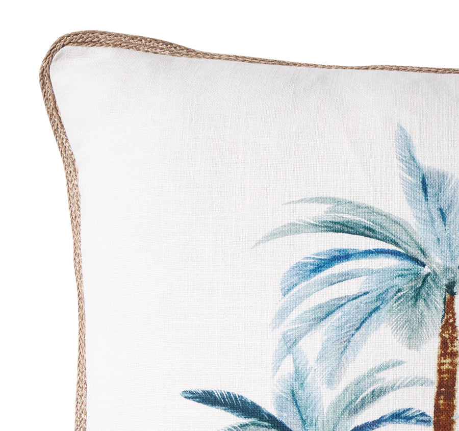 Palmy Blue 50x50cm Filled Cushion