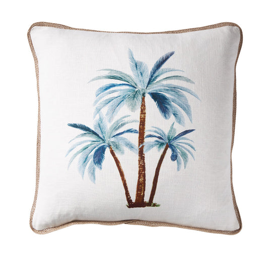 Palmy Blue 50x50cm Filled Cushion