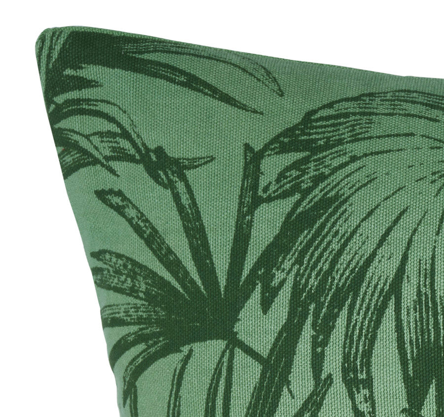 Palmy Jungle 50x50cm Filled Cushion Green