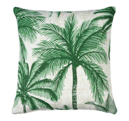 Palmy Oasis 55x55cm Filled Cushion Green