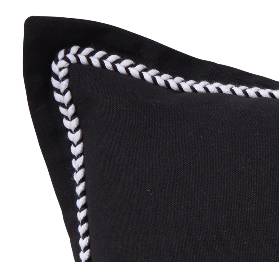 Provence 50x50cm Filled Cushion Black