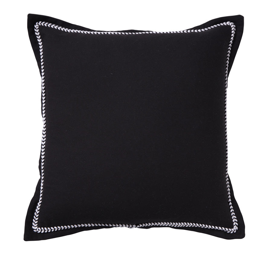 Provence 50x50cm Filled Cushion Black
