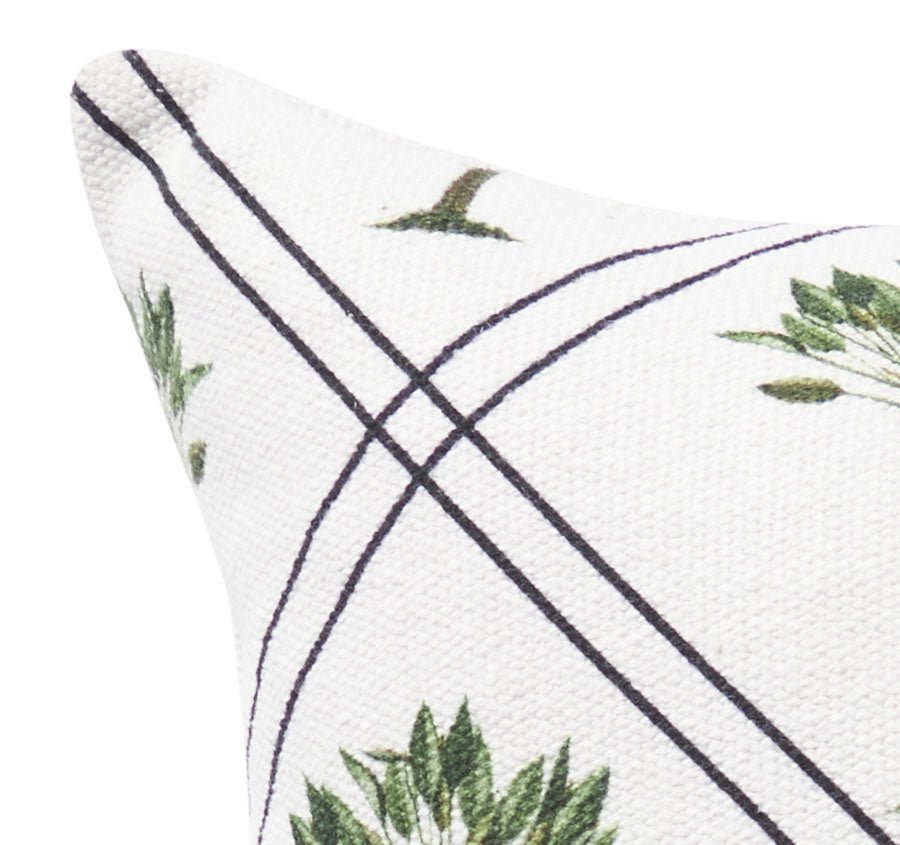 Raffles Palms 50x50cm Filled Cushion Green