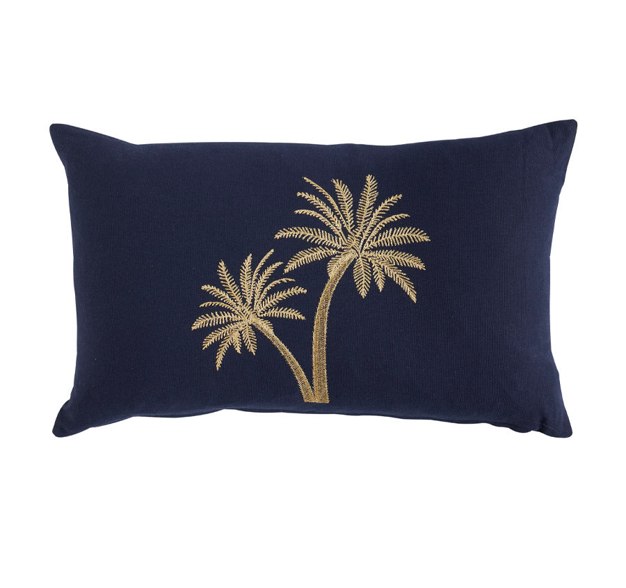 Royal Mirage Palms 50x50cm Filled Cushion White