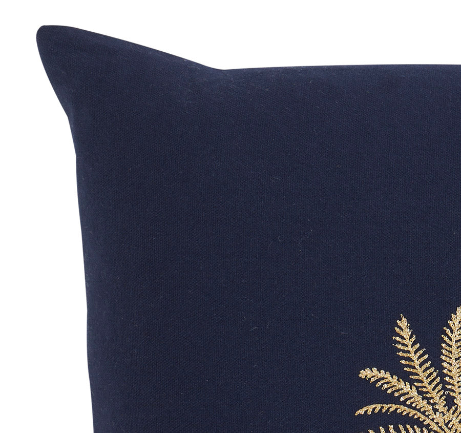 Royal Navy Palm 30x50cm Filled Cushion