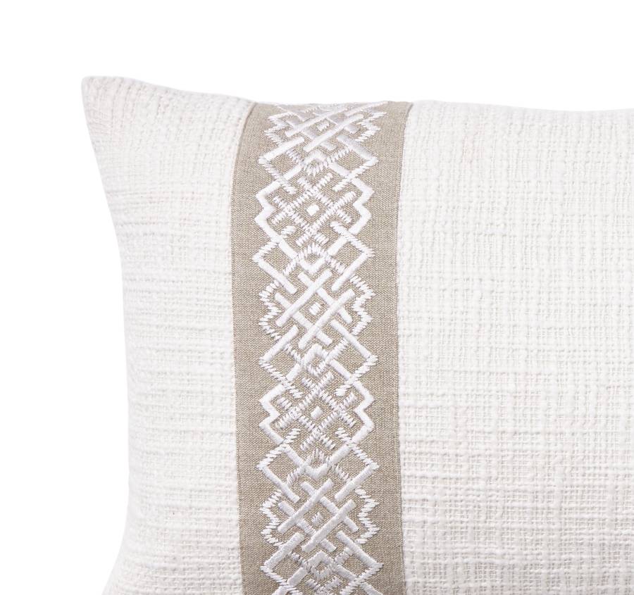 Saint Germain 30x50cm Filled Cushion White