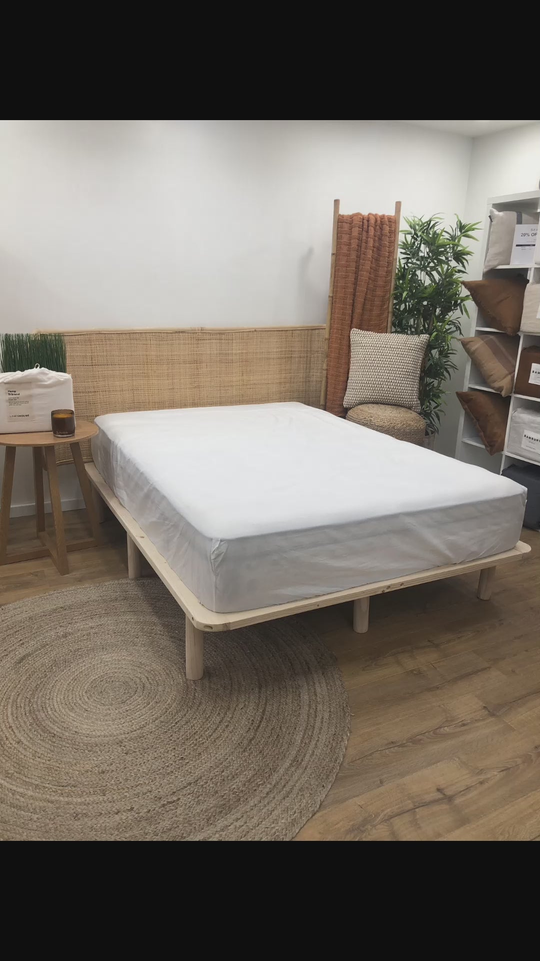 Stonewashed French Linen Mega Sheet Set Range Ochre