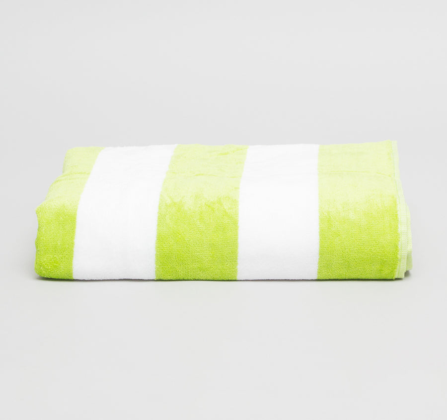 Havana 75x150cm Pool Towel Lime