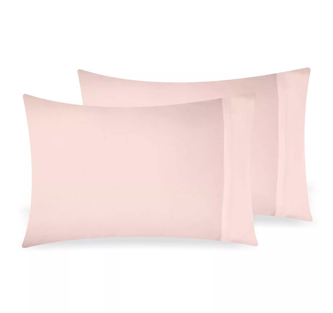 Bamboo Eco 400THC Standard Pillowcase Pair Blush