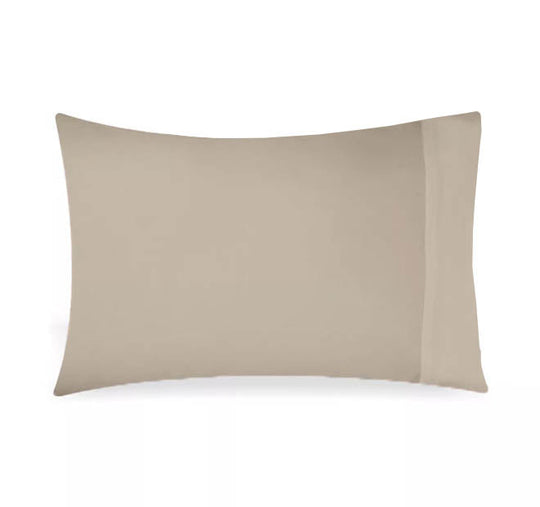 Bamboo Eco 400THC Cotton Queen Pillowcase Stone