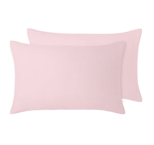 Stonewashed French Linen Standard Pillowcase Pair Blush