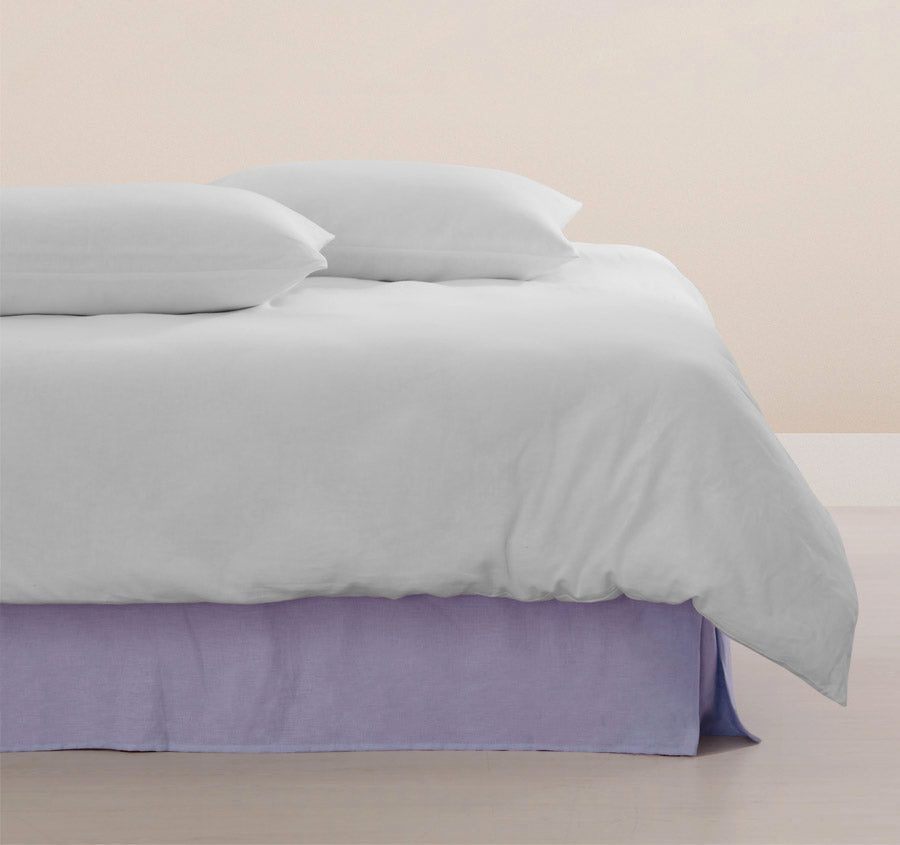 Stonewashed French Linen Valance Range Lilac