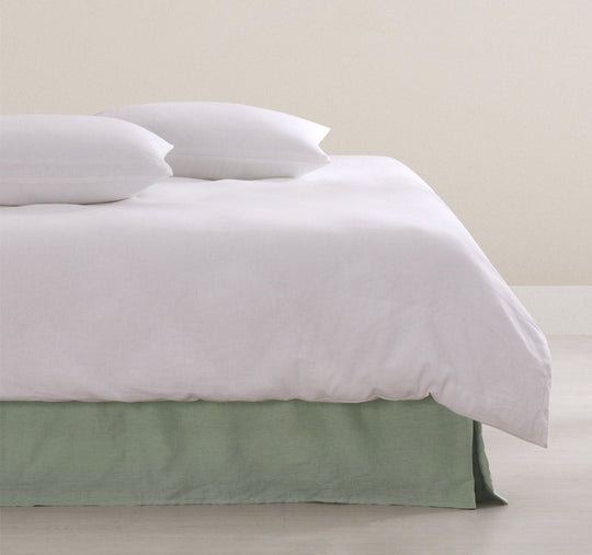 Stonewashed French Linen Valance Range Sage