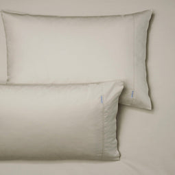 Heston 300THC Cotton Percale Fitted Sheet Combo Set Range Stone
